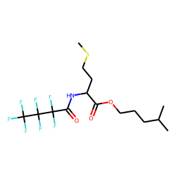 l-Methionine, n-heptafluorobutyryl-, isohexyl ester