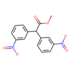 bis-(3-Nitrophenyl)acetic acid, methyl ester