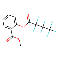 Methyl salicylate, O-heptafluorobutyryl-