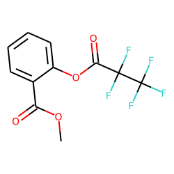 Methyl salicylate, O-pentafluoropropionyl-