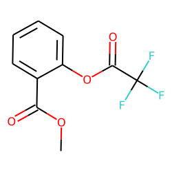 Methyl salicylate, O-trifluoroacetyl-