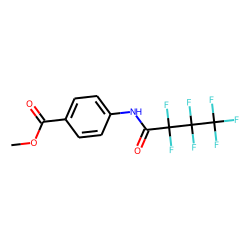 Methyl N-heptafluorobutyrylaminobenzoate