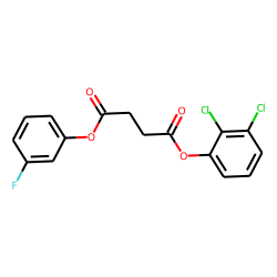 Succinic acid, 2,3-dichlorophenyl 3-fluorophenyl ester
