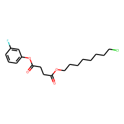 Succinic acid, 8-chlorooctyl 3-fluorophenyl ester
