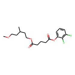 Glutaric acid, 2,3-dichlorophenyl 3-methyl-5-methoxypentyl ester