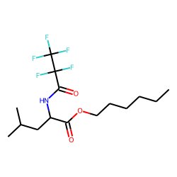 l-Leucine, n-pentafluoropropionyl-, hexyl ester