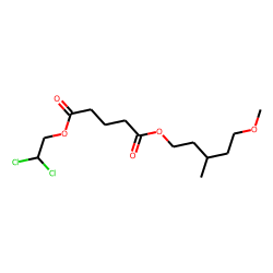 Glutaric acid, 2,2-dichloroethyl 3-methyl-5-methoxypentyl ester
