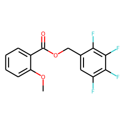 2-Methoxybenzoic acid, 2,3,4,5-tetrafluorobenzyl ester
