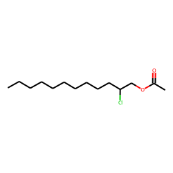 1-Dodecanol, 2-chloro, acetate