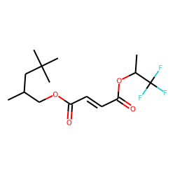 Fumaric acid, 2,4,4-trimethylpentyl 1,1,1-trifluoroprop-2-yl ester