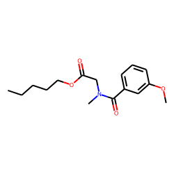 Sarcosine, N-(3-methoxybenzoyl)-, pentyl ester