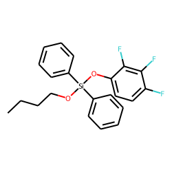 Silane, diphenylbutoxy(2,3,4-trifluorophenoxy)-