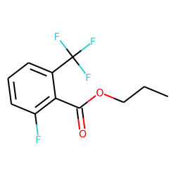 6-Fluoro-2-trifluoromethylbenzoic acid, propyl ester