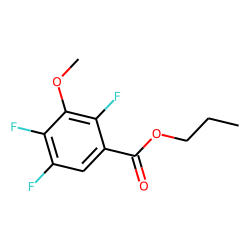 3-Methoxy-2,4,5-trifluorobenzoic acid, propyl ester