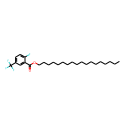 2-Fluoro-5-trifluoromethylbenzoic acid, octadecyl ester