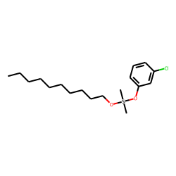 Silane, (3-chlorophenyloxy)dimethyldecyloxy-