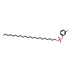 Silane, (3-chlorophenyloxy)dimethyldocosyloxy-