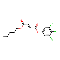 Fumaric acid, pentyl 3,4,5-trichlorophenyl ester