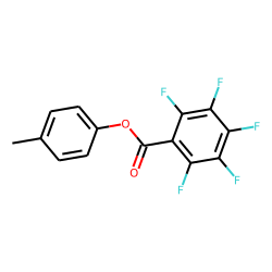 4-Methylphenol, pentafluorobenzoyl ester