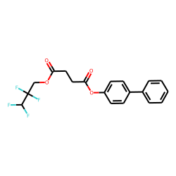 Succinic acid, 2,2,3,3-tetrafluoropropyl 4-biphenyl ester