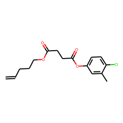 Succinic acid, 4-chloro-3-methylphenyl pent-4-en-1-yl ester