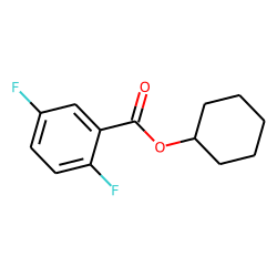 2,5-Difluorobenzoic acid, cyclohexyl ester
