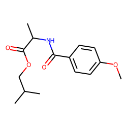 D-Alanine, N-(4-anisoyl)-, isobutyl ester