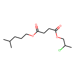 Succinic acid, 2-chloropropyl isohexyl ester