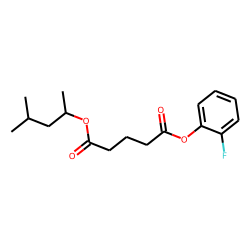 Glutaric acid, 2-fluorophenyl 4-methylpent-2-yl ester
