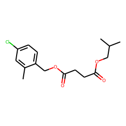 Succinic acid, 4-chloro-2-methylbenzyl isobutyl ester