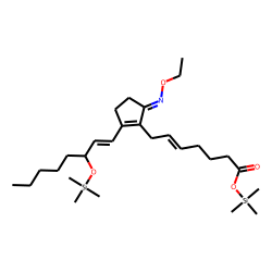 Prosta-5,8(12),13-trien-1-oic acid, 9-(ethoxyimino)-15-[(trimethylsilyl)oxy]-, trimethylsilyl ester, (5Z,13E,15S)-