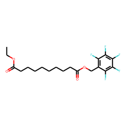 Sebacic acid, ethyl pentafluorobenzyl ester
