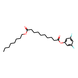 Sebacic acid, 3,5-difluorophenyl octyl ester