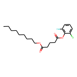 Glutaric acid, 2-chloro-6-fluorophenyl nonyl ester