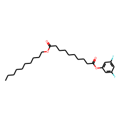 Sebacic acid, decyl 3,5-difluorophenyl ester