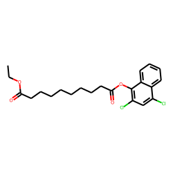 Sebacic acid, 2,4-dichloronaphth-1-yl ethyl ester