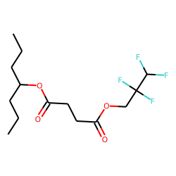 Succinic acid, 2,2,3,3-tetrafluoropropyl 4-heptyl ester