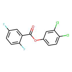 2,5-Difluorobenzoic acid, 3,4-dichlorophenyl ester
