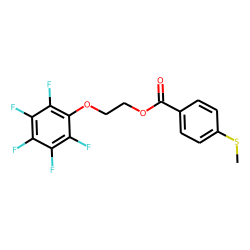 4-(Methylthio)benzoic acid, 2-(pentafluorophenoxy)ethyl ester