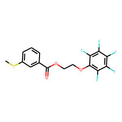 3-(Methylthio)benzoic acid, 2-(pentafluorophenoxy)ethyl ester