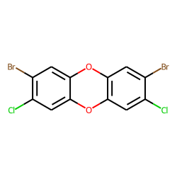 Dibenzodioxin, 2,8-dibromo-, 1,7-dichloro-