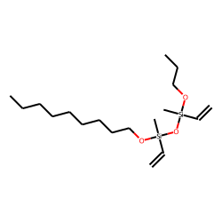 Silane, methylvinyl(nonyloxy)(methylvinylpropoxysilyloxy)-
