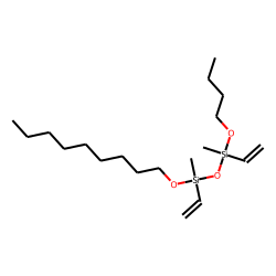 Silane, methylvinyl(nonyloxy)(methylvinylbutoxysilyloxy)-