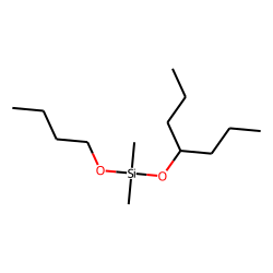 Silane, dimethyl(4-heptyloxy)butoxy-