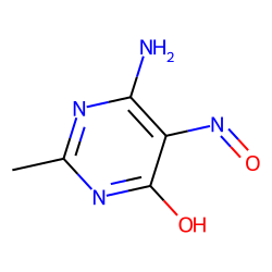 4(1H)-Pyrimidinone, 6-amino-2-methyl-5-nitroso-