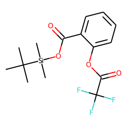 Benzoic acid, 2-trifluoroacetyloxy-, tert.-butyldimethylsilyl ester