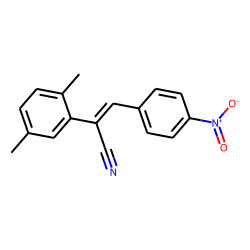 p-Nitrobenzylidene-2,5-dimethylphenylacetonitrile