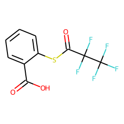 Benzoic acid, 2-(pentafluoropropionylthio)-