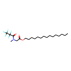 Sarcosine, n-pentafluoropropionyl-, pentadecyl ester