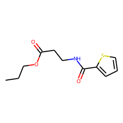 «beta»-Alanine, N-(thiophene-2-carbonyl)-, propyl ester
